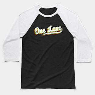 One Love (grunge) Baseball T-Shirt